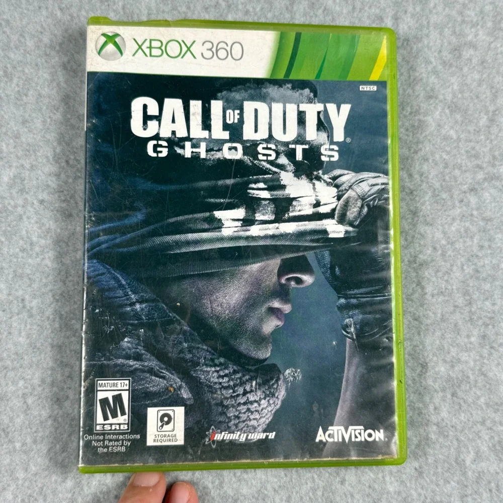 Activision Call of Duty Ghosts Xbox 360 NTSC Green FPS Tactical Action Game